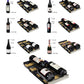 24" Wide FlexCount II Tru-Vino 36 Bottle Dual Zone Black Wine Refrigerator - AO VSWR36-2BF20-Wine Coolers-The Wine Cooler Club