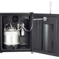 17" Wide Cold Brew Coffee Single Tap Black Mini Kegerator-Kegerators-The Wine Cooler Club