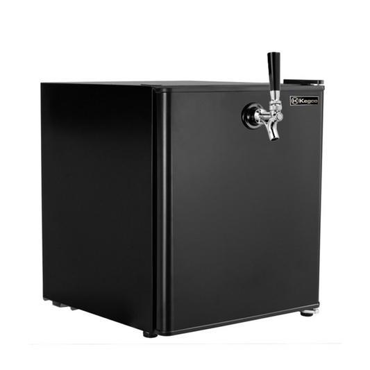 17" Wide Illy-Bag-In-A-Box Cold Brew Coffee Single Tap Black Mini Kegerator-Kegerators-The Wine Cooler Club