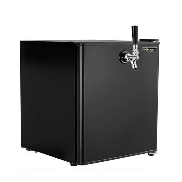 17 Wide Illy-Bag-In-A-Box Cold Brew Coffee Single Tap Black Mini Kegerator-Kegerators-The Wine Cooler Club