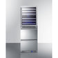 Summit 24" Wide Combination Dual-Zone Wine Cellar and 2-Drawer All-Refrigerator SWCDAR24-Wine Cellars-The Wine Cooler Club