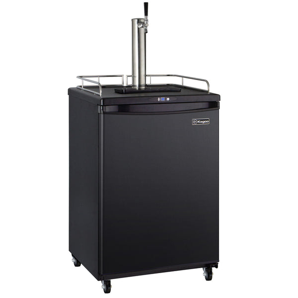 24 Wide Kombucha Single Tap Black Commercial/Residential Kegerator-Kegerators-The Wine Cooler Club
