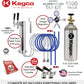 24" Wide Dual Tap Black Digital Kegerator-Kegerators-The Wine Cooler Club