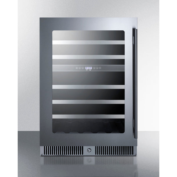 Summit 24 Wide Built-In Dual-Zone Wine Cellar CL244WCLHD-Wine Cellars-The Wine Cooler Club