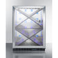 Summit 24" Wide Single Zone Built-In Commercial Wine Cellar SCR610BLX-Wine Cellars-The Wine Cooler Club