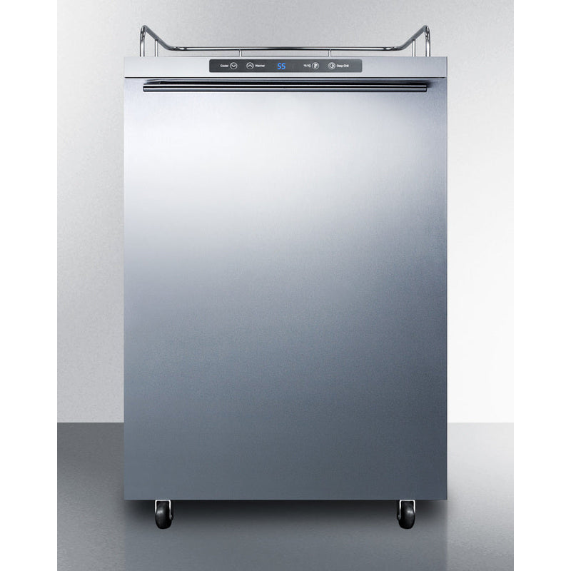 Summit 24" Wide Outdoor Kegerator SBC635MOS7NKHH-Kegerators-The Wine Cooler Club