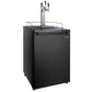 24" Wide Homebrew Triple Tap Black Digital Kegerator-Kegerators-The Wine Cooler Club