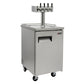 24" Wide Kombucha Four Tap All Stainless Steel Commercial Kegerator-Kegerators-The Wine Cooler Club