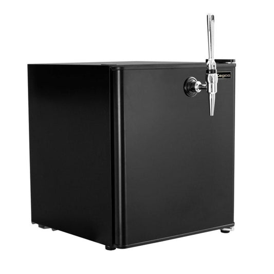 17" Wide Cold Brew Coffee Single Tap Black Mini Kegerator-Kegerators-The Wine Cooler Club