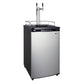 20" Wide Dual Tap Stainless Steel Kegerator-Kegerators-The Wine Cooler Club