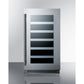 Summit 18" Wide Built-In Wine Cellar CL18WCCSS-Wine Cellars-The Wine Cooler Club