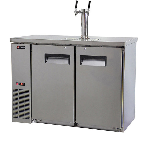 49 Wide Dual Tap All Stainless Steel Commercial Kegerator-Kegerators-The Wine Cooler Club