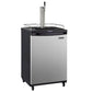 24" Wide Cold Brew Coffee Single Tap Stainless Steel Commercial/Residential Kegerator-Kegerators-The Wine Cooler Club