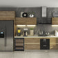 Kingsbottle 46 Bottle 24 Inch Under Counter Wine Fridge Built In KBU50WX-FG, LHH-Wine Coolers-The Wine Cooler Club
