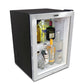 Great Keg Whynter CDF-177SB Countertop Reach-In 1.8 cu ft Display Glass Door Freezer