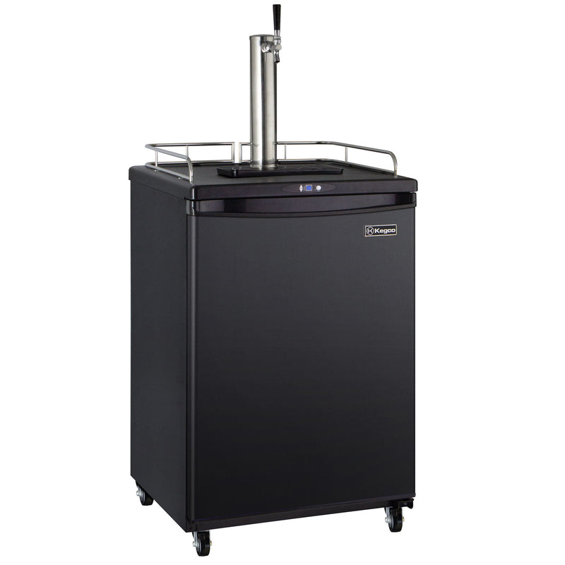 24" Wide Cold Brew Coffee Single Tap Black Commercial/Residential Kegerator-Kegerators-The Wine Cooler Club