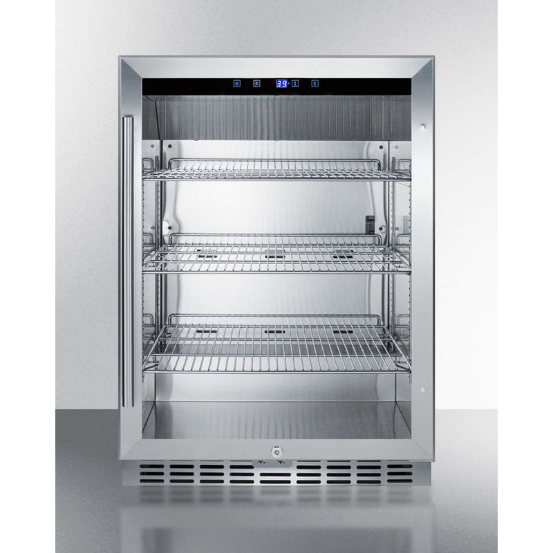 Summit 24" Wide Outdoor Beverage Center SCR611GLOS-Beverage Centers-The Wine Cooler Club