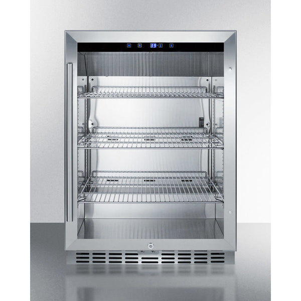 Summit 24 Wide Outdoor Beverage Center SCR611GLOS-Beverage Centers-The Wine Cooler Club