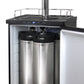 24" Wide Homebrew Triple Tap Black Digital Kegerator-Kegerators-The Wine Cooler Club