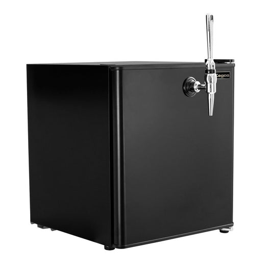 17" Wide Cold Brew Coffee Single Tap Black Mini Kegerator-Kegerators-The Wine Cooler Club