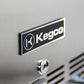 24" Wide Dual Tap Stainless Steel Built-In Left Hinge Kegerator with Kit-Kegerators-The Wine Cooler Club