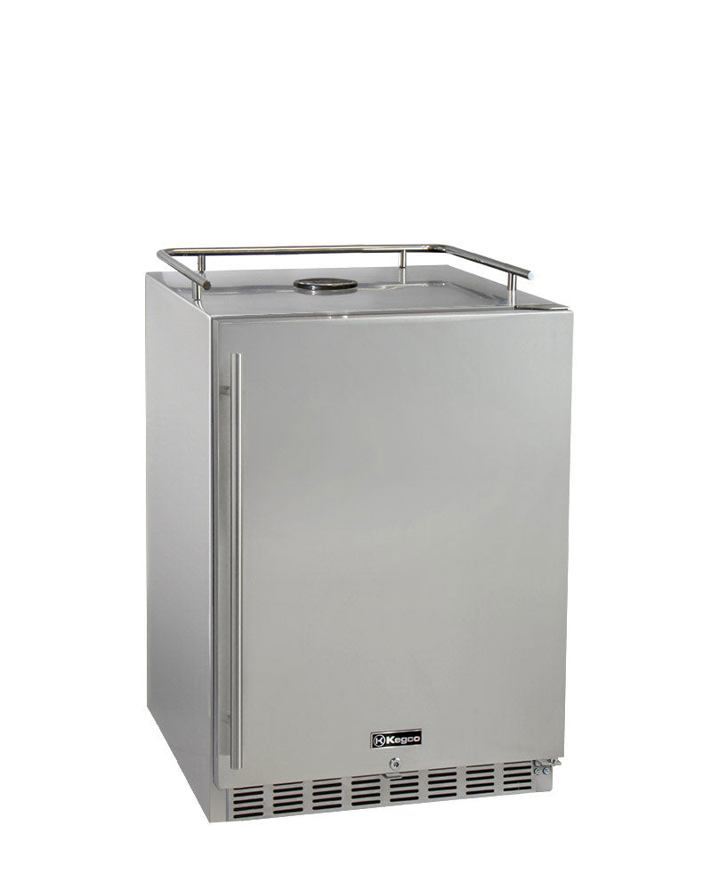 24" Wide All Stainless Steel Commercial Built-In Kegerator - Cabinet Only-Kegerators-The Wine Cooler Club