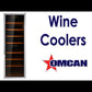 23-INCH SINGLE ZONE WINE COOLER WITH 51 BOTTLE CAPACITY AND STAINLESS STEEL DOOR