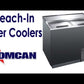 26-INCH REACH-IN BEER BOTTLE COOLER WITH 5 CU. FT. CAPACITY