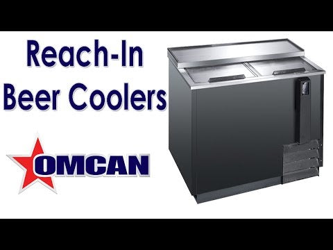 49.5-INCH REACH IN BEER BOTTLE COOLER WITH 13.5 CU. FT. CAPACITY