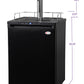 24" Wide Homebrew Triple Tap Black Digital Kegerator-Kegerators-The Wine Cooler Club