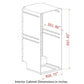 KingsBottle 100 Bottle Upright Dual Zone Wine Fridge For Home KBU100DX..