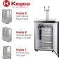 24" Wide Cold Brew Coffee Dual Tap Stainless Steel Kegerator-Kegerators-The Wine Cooler Club