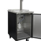 24" Wide Kombucha Single Tap Black Commercial Kegerator-Kegerators-The Wine Cooler Club