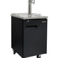 24" Wide Homebrew Triple Tap Black Commercial Kegerator-Kegerators-The Wine Cooler Club