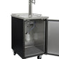 24" Wide Homebrew Triple Tap Black Commercial Kegerator-Kegerators-The Wine Cooler Club