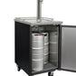 24" Wide Kombucha Single Tap Black Commercial Kegerator-Kegerators-The Wine Cooler Club