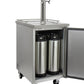 24" Wide Dual Tap All Stainless Steel Commercial Kegerator-Kegerators-The Wine Cooler Club