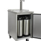 24" Wide Cold Brew Coffee Dual Tap All Stainless Steel Commercial Kegerator-Kegerators-The Wine Cooler Club