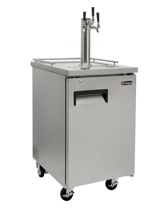 24" Wide Homebrew Triple Tap All Stainless Steel Commercial Kegerator-Kegerators-The Wine Cooler Club