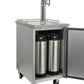 24" Wide Kombucha Triple Tap All Stainless Steel Commercial Kegerator-Kegerators-The Wine Cooler Club