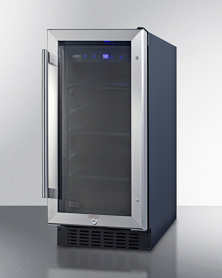 Summit 15" Wide Built-In Beverage Center, ADA Compliant ALBV15-Beverage Centers-The Wine Cooler Club