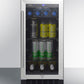 Summit 15" Wide Built-In Beverage Center, ADA Compliant ALBV15-Beverage Centers-The Wine Cooler Club