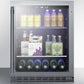 Summit 24" Wide Built-In Beverage Cooler, ADA Compliant ALBV2466-Beverage Centers-The Wine Cooler Club