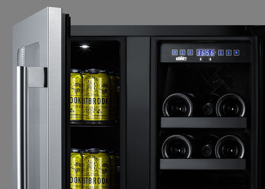 Summit 24" Built-In Wine/Beverage Center, ADA Compliant ALFD24WBVCSS-The Wine Cooler Club