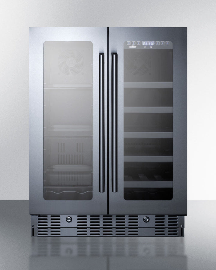 Summit 24" Built-In Wine/Beverage Center, ADA Compliant ALFD24WBVCSS-The Wine Cooler Club