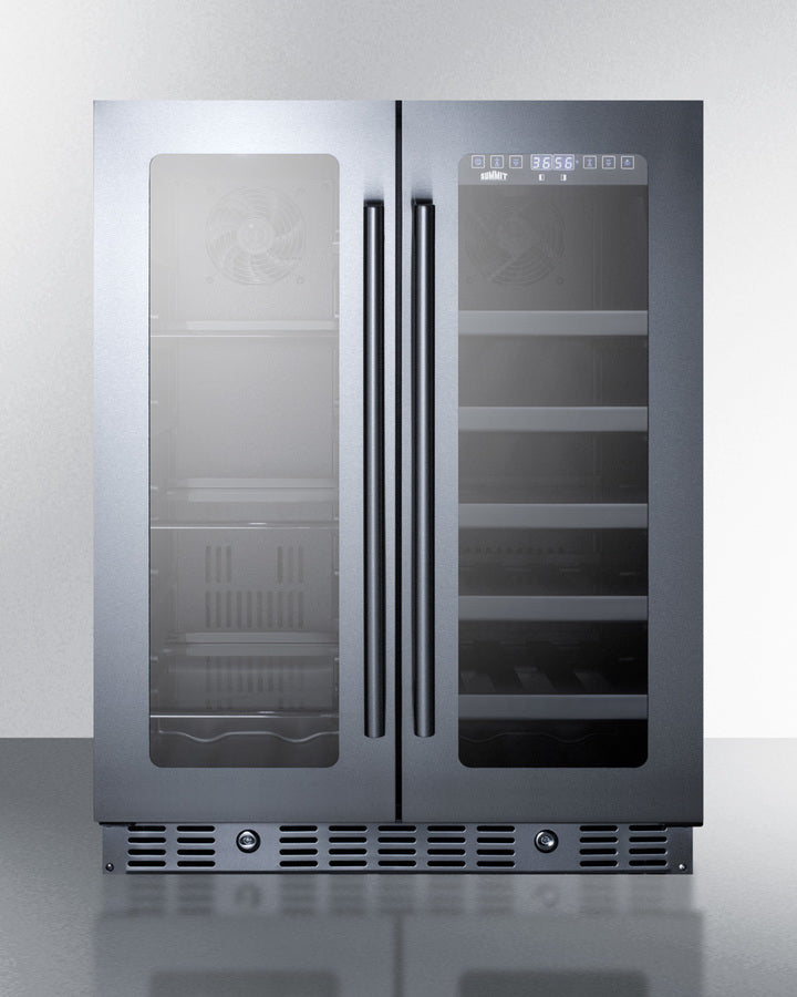 Summit 24" Built-In Wine/Beverage Center, ADA Compliant ALFD24WBVCSS-The Wine Cooler Club