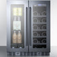 Summit 24" Built-In Wine/Beverage Center, ADA Compliant ALFD24WBVCSS-The Wine Cooler Club