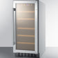 Summit 15" Wide Built-In Wine Cellar, ADA Compliant ALWC15CSS-Wine Cellars-The Wine Cooler Club