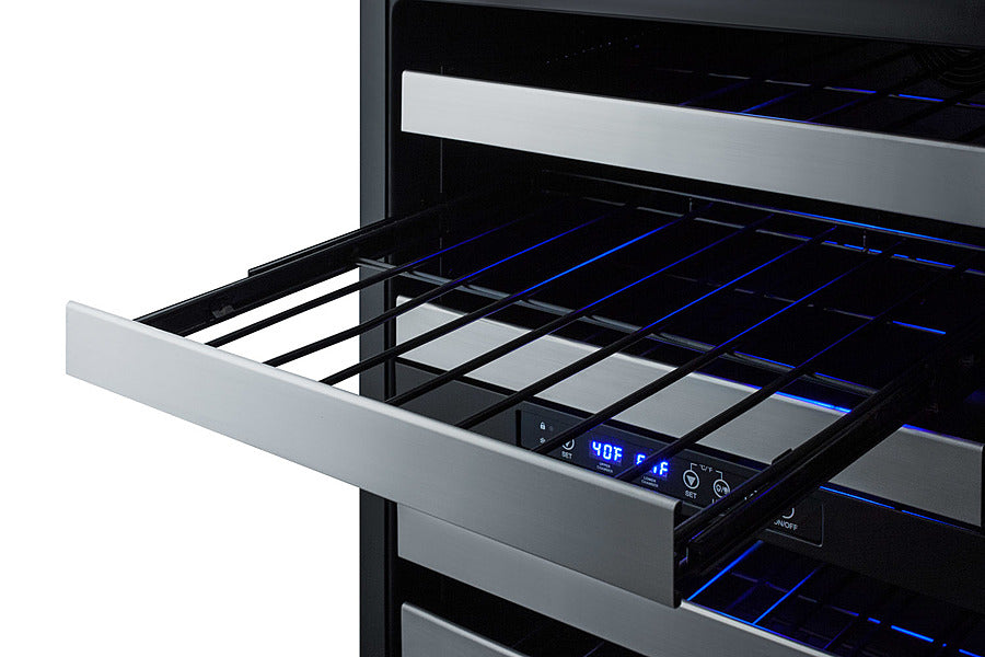 Summit 24" Wide Built-In Wine Cellar, ADA Compliant ALWC532CSS-Wine Cellars-The Wine Cooler Club