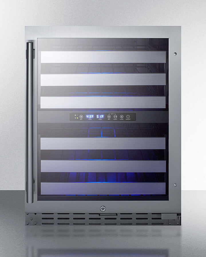 Summit 24" Wide Built-In Wine Cellar, ADA Compliant ALWC532CSS-Wine Cellars-The Wine Cooler Club